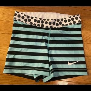 Womens Striped Nike Pro Size Small